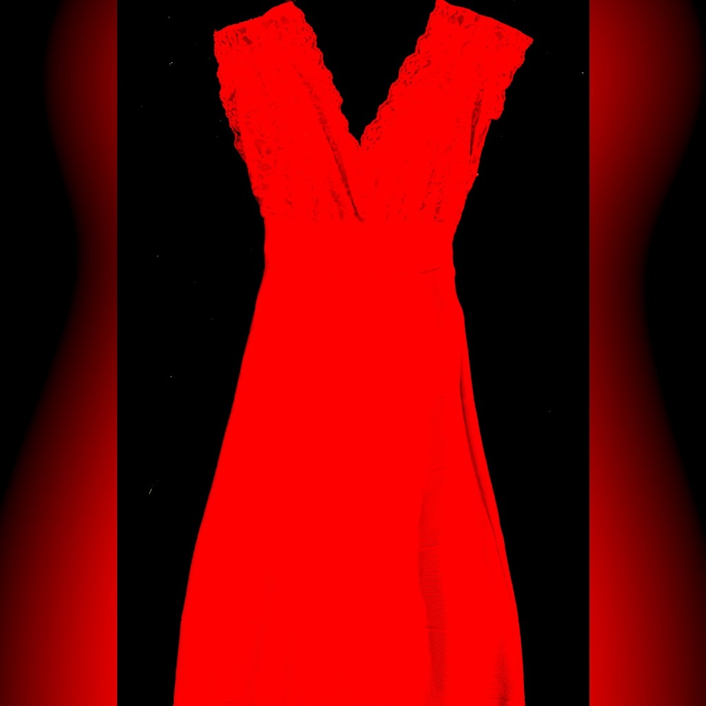 Xs bright red body con Bebe dress